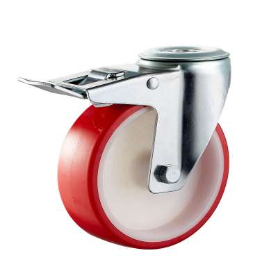 Heavy duty caster wheel swivel Polyurethane wheel 5 inch