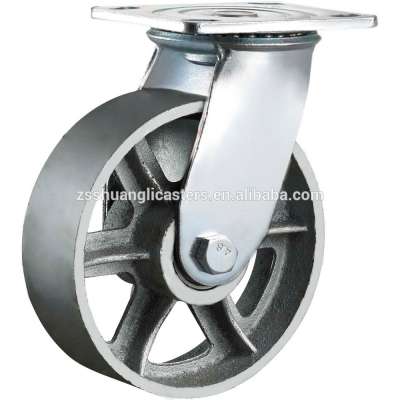 Industrial Metal Caster Wheels 6 inch Swivel Caster