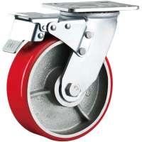 8" Swivel Heavy Duty Iron Hub wheels for trolley