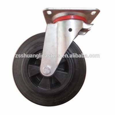 8 inch Solid Rubber Wheel for bins