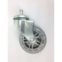 3 Inch Transparent Pu Roller Blade Office Chair Wheel Casters