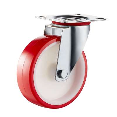 5" Swivel Top Plate Type Polyurethane Caster